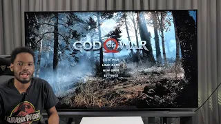 2020 LG CX 77” 4K OLED PS4 Pro Gameplay God Of War