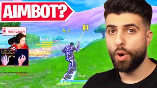 Reacting to the Best Aim in Fortnite History!