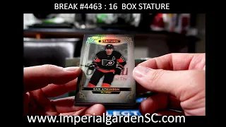 BREAK #4463 : 16 BOX 2022-23 #upperdeck STATURE NHL HOCKEY BOX CASE BREAK