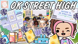 NEW ✨ OK STREET HIGH SCHOOL 🏫🤩 TRAILER REACTION 📽️ TOCA LIFE WORLD 🌎