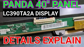 PANDA 40" PANEL REPAIR|| HOW TO FIX PANDA LC390TA2A PANEL || HOW TO REPAIR PANDA 385L PANEL ||