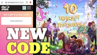 New STAR STARBLE Anniversary CODE! I Star Stable Online Redeem Code 10 Years Anniversary I SSO