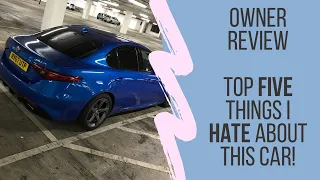 OWNER REVIEW | Top FIVE things I HATE about my Gulia!