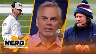 New England should move into Top 10 for a QB, talks 49ers' No. 3 pick — Colin | NFL | THE HERD