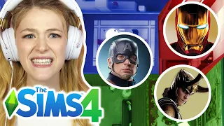 The Sims 4 But Every Room A Different Marvel Hero Challenge