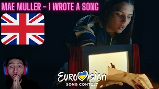 Mae Muller - I Wrote A Song | United Kingdom 🇬🇧 | First Time *REACTION* | Eurovision 2023 #13
