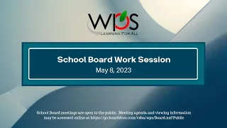 Winchester Public School Board Work Session