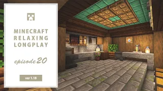 Minecraft Relaxing Longplay #20 | Build a Workshop in the Basement