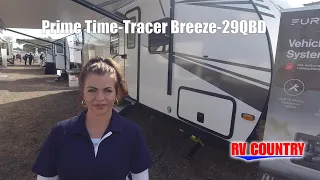 Prime Time-Tracer Breeze-29QBD - by RV Country of Fresno CA, Mesa AZ, Fife WA, Mt. Vernon WA, Coburg