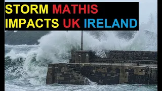 Storm Mathis Met Office UK, Storm Mathis UK Today, Met Éireann Weather Forecast, Storm Path Forecast