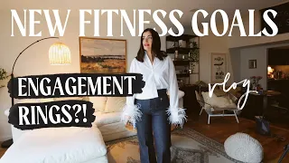 VLOG: Trying a new workout + engagement rings?!