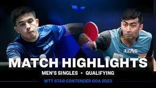 Harmeet Desai vs Horacio Cifuentes | MS Qual | WTT Star Contender Goa 2023