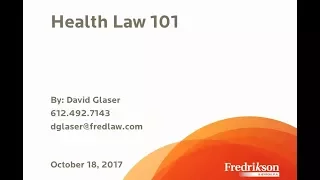Health Law 101