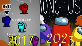 Every Update Of Among Us From 2017 To 2023