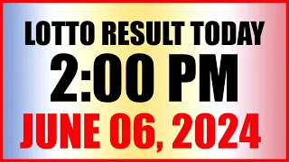 Lotto Result Today 2pm June 6, 2024 Swertres Ez2 Pcso