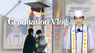 GRADUATION VLOG✨🎓 | Humanities and Social Sciences Strand JNHS class of 2024 • goodbye highschool😭