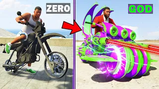 GTA 5 : Franklin Transforming Zero To God Bike Through Amazing Portal In GTA 5 ! (GTA 5 Mods)