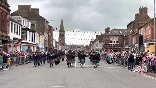 Annan ROM Pipe Bands High Street 2/7/2022 gtritchie5