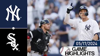 Chicago White Sox Vs New York Yankees Game Highlights 05/17/2024 | MLB Highlights 2024