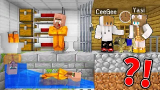 How Villagers Escape From CeeGee and Yasi's Prison in Minecraft (Tagalog)