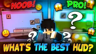 How To BECOME a PVP God with the New Customizable Controls In MCPE + Drills + BEST HUD (In Hindi)