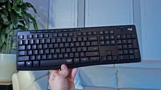 Wireless Keyboard And Mouse Combo Logitech MK295 | Silent keyboard, do not get distracted!