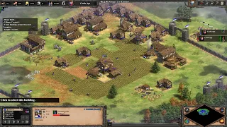 Age of Empires 2: DE Beating Extreme AI with Franks Knight Rush!