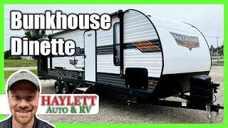 Bunk Room Dinette!! 2021 Wildwood 30KQBSS Bunkhouse Travel Trailer RV Review