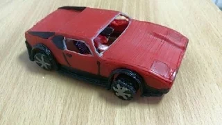 3D PEN Creations | DIY Hot Wheels Race Car and launcher | 3D Pen | How to make | De Tomaso Pantera