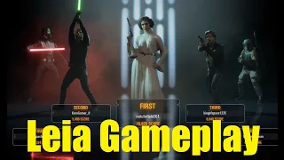 Battlefront 2 | Leia Gameplay | Heroes Vs Villains