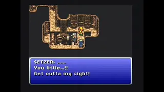 SNES Final Fantasy III/VI - NMLLG (32) Hidden Cut Scene (Cid and Setzer)