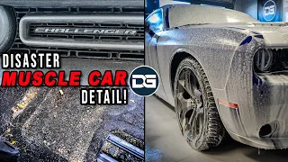 DISASTER Detailing a Classic American MUSCLE Car! | The Detail Geek