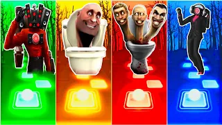 Skibidi Toilet vs Titan Speakerman vs Tf2 Skibidi Toilet vs Siren Head - Tiles Hop EDM Rush