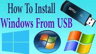 How To Install Windows Xp, 7, 8 and 10 From Bootable Usb Drive Urdu Hindi by AJ Helpers