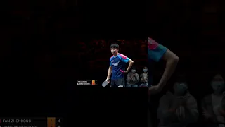 Fan Zhendong vs Jeoung Youngsik, long and beautiful rally in table tennis #tabletennis #shorts