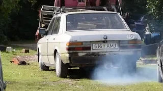 Starting 1986 BMW E28 524TD After 6 Years