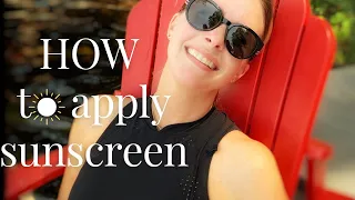 How to Apply SUNSCREEN on Face and Neck // Skincare Routines // Anti-Aging