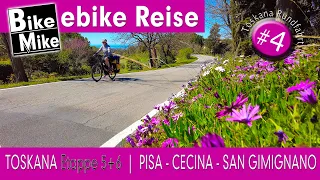 Die Toskana mit dem eBike # 04 | Von Pisa über Cecina Mare und Volterra zurück nach San Gimignano