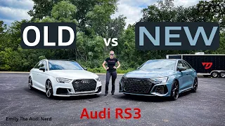 Old vs New: It's Finally Here! The 2022 Audi RS3!