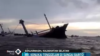 Kapal Kargo Bermuatan 2500 Ton Semen Tenggelam di Sungai Barito - iNews Pagi 09/12