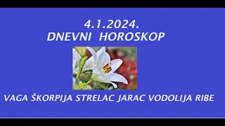 Jasminka Holclajtner-Royal Astro Studio-VAGA,ŠKORPIJA,STRELAC,JARAC,VODOIJA,RIBE- 4.1.2024.