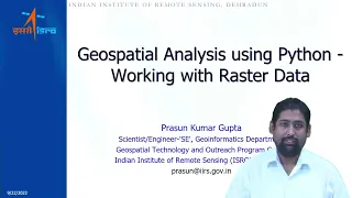 Geospatial Analysis using Python - Working with Raster Data