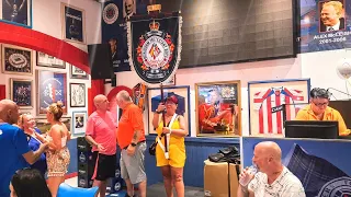 John Johnston Benidorm Protestant Boys Band Presentation At The Ibrox Bar Benidorm Spain