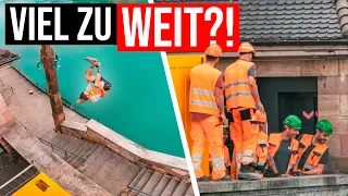 URBANES Klippenspringen GEHT SCHIEF! | GEISTESKRANKE FAILS & Bauarbeiter INVASION in Basel!🇨🇭