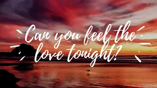 CAN YOU FEEL THE LOVE TONIGHT - Caleb & Kelsey Cover || Lyrics by Metanoia