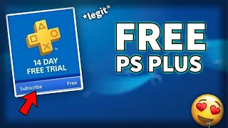 HOW TO GET FREE PS PLUS 14 DAYS TRIAL 2021  WORKING