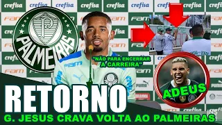 BATEU O MARTELO!! G. JESUS CRAVA VOLTA AO PALMEIRAS | NAVARRO FOI EMPRESTADO | MANCHA DECLARA GUERRA