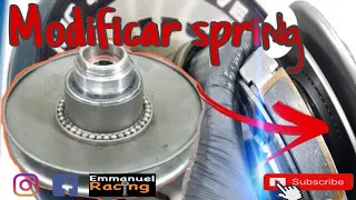 Modificar esprin de embrague De una SCOOTER ~ TORQUE SPRING video-1/2