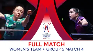 FULL MATCH | DIAZ Adriana vs JEON Jihee | WT Group 5 - Match 4 | #ITTFWorlds2024