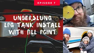LPG Underslung Tank Install | External Gas Filler Point | Mercedes Vario Bus Camper Conversion